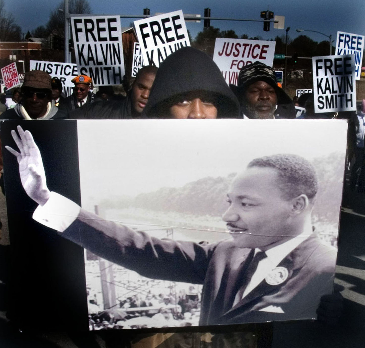 MLK Day in downtown Winston-Salem, 2008